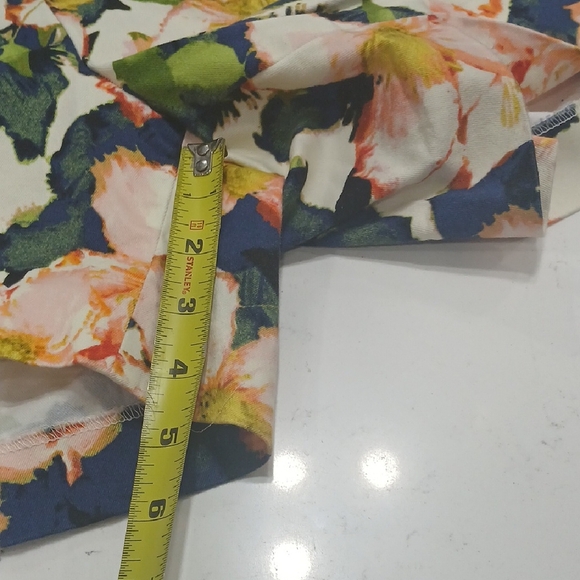 J. Crew High Waist Pink and Green Floral Shorts - Picture 11 of 14